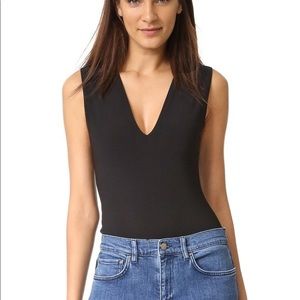 Alice + Olivia Black Marley Bodysuit Size Small